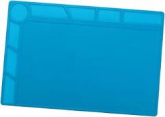 Veemoon Heat Resistant Silicone Soldering Mat Insulation Work Pad for Electronics Repair for Computer Maintenance Soldering Projects Easy to Clean Durable Workstation Surface