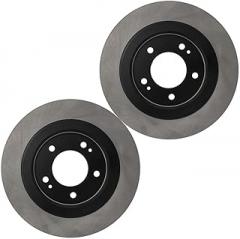 Brake Rotor Rear Rust-Resistant fits Hyundai Sonata 2016-2019 2.0L l4 320mm Front Disc-Electronic Parking Brake;Electric Parking Brake, Set of 2