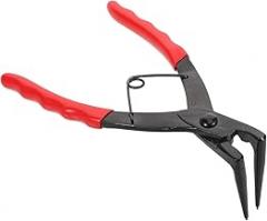 Heavy Duty Snap Ring Pliers Carbon Steel Retaining Ring Removing Tool for Automotive Mechanical Electronics Repairs with Precision Positioning and Construction