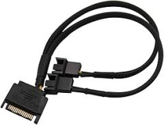 1Pcs SATA 15Pin to 3Pin 4Pin Cooling Fan Cable Mainboard CPU Fan Adaptier C0innectors New 2026 High for Reliable Electronic Component, Precision, Stable Performance