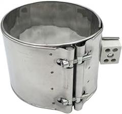 Band Heater Ceramic 110VAC220V380V 120x100mm/120x110mm/120x120mm Stainless Steel Electronic Element 1050W/1160W/1250W(380V,1050W 120x100(IDxH))