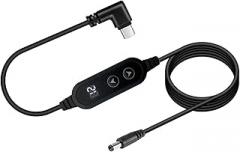 USB C DC5.5mm Power Supply 100W with 5V/12V/15V/19V/20V Multiple Output USB to Direct Power Cord for Laptops Electronics