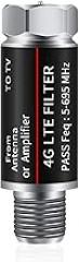 LTE Filter Improves TV Antenna Signals -5G LTE Filter for TV Amplifier Signal Purifier, Filter Reduce Interference from Cell Phones Towers(Frequency Range 5-699Mhz)