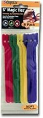 CargoLoc 32453 Colored Magic Ties, 5-Inch x 1/2-Inch