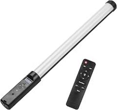 Handheld LED Tube Light Photography Fill in Light Lamp, Portable LED Light with Ultra Bright 3200K 5500K, Remote Control and Carry Bag for Vlog, Live Streaming, Product, and