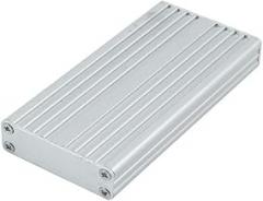98 x 43 x 14mm Multi-Purpose Electronic Extruded Aluminum Enclosure Silver Tone(98 x 43 x 14mm Mehrzweck-Elektronikgehäuse aus extrudiertem Aluminium mit Silberton