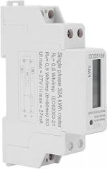 Din Rail Electric Meter Digital LCD 220V Single Phase Din Rail Electric Meter 5-32A Electronic KWh Meter Electronic KWh Meter