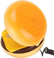 Novelty Emulational Hamburger Telephone Wire Landline Phone Home Decoration New 2026 High for Reliable Electronic Component, Precision, Stable Performance