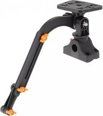 Kayaks Fish Finder Mounting Plate Electronic Bracket Base Adapter for Kayaks Easy Installation Electronic Fish Finder Bracket