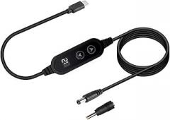 Multiple Voltages USB C PD65W Adapter Cable with Replaceable Tips for Electronics LED Lights Printers 3A Current