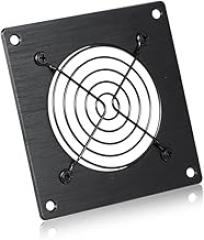 80mm Ventilation Grille for PC Computers & AV Electronic Cabinets - Includes Fan Mounting Bracket, Protective Mesh Panel, Optimizes Server Cabinet Airflow & AV Rack Cooling