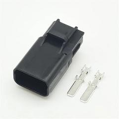 1Set 2 Pin Female Waterproof Automotive Electrical Wiring Auto Connector For Car Electronic Fan Plug7283-8221-40(Army green)