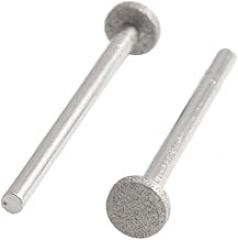 2pcs 3mm Grinder Accessories x 8mm Flat Tip Diamond Mounted Points Cutoff Wheels Grinding Bits
