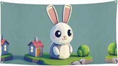 Vibrant Happy Birthday Decorations - Birthday Banner for Men, Women, and Kids - Perfect Party Streamers and Backdrop Electronic Rabbit