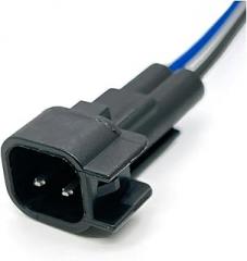 2 Pin Auto Fuel Injector Nozzle Plug Electronic Connector Wire Harness EV1 To EV6 DJ7023C-1.5-21(Color:2P Male,Size:1 Pc)