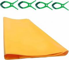 High Voltage Insulation Mat, 200x100cm Large Resin Electrical Safety Blanket with 4 Pcs Clib, Distribution Room/Electrical Work Insulation Mat, for Electrician High Voltage Work, 0.4/10KV