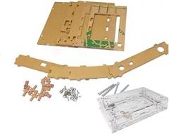 Oscilloscope Kit Electronic Teaching Learning Practical Training DIY Handheld Digital Oscilloscope Parts (case)