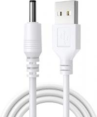 80cm USB DC3.5 1.35mm Power Cord Wide Compatibility for Small Electronics Safe Voltages Output USB Power Cable for Routers