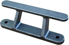 Dock Edge Dock Cleat, Angled Rail Cleat,Cast Matte Aluminum