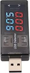 USB Current Voltage Tester Digital Dual Display Meter with Constant Current Source Mode for Measuring Battery Capacity MAH and USB Cable Quality, Electronic Load Tester Device for Charging Analysis