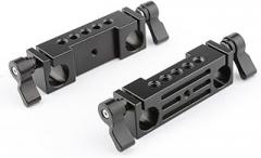 CAMVATE 15mm Rod Clamp Railblock for DSLR 15mm Rail Rig Rod Support System(2 PCS) - 1778