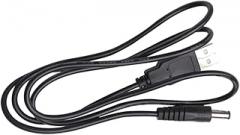 1M Black USB to Dc Power Supply Cable Connector for Charging Small Electronics Reliable USB Extension for Laptop and USB Chargers Efficient Power Adapter