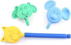 ARK's Z-Vibe® Animal Travel Kit (Royal Blue with Case & 3 Tips) for Sensory Oral Motor Stimulation and Feeding Therapy