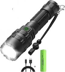 074 Package A | Professional Hunting Tactics Night Reconnaissance Led Flashlight L2 Lamp Beads Waterproof Rechargeable Outdoor Portable Torch New 2026 High For Reliable Electronic Component