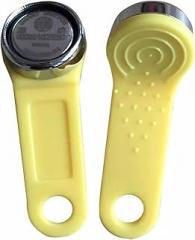 Read Writable RW1990 Ibutton TM Card Tag Electronic Key 100pack (Yellow)