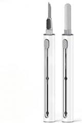 Precise Earbud Cleaning Tool Set, 2-in-1 Design with Metal Scraper and Soft Sponge Head for AirPods, Headphones