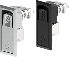 Zinc Alloy Electric Cabinet Box Lock Mailbox Flat Switch Device Practical Industrial Machinery Hardware Accessories 1Pcs(79mm Silver)