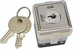 3pieces Elevator Powe Lock 30 x 30mm Electric Switch Square