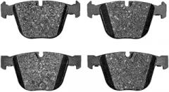 KarParts360 For BMW X6 2010-2019 Brake Pads | Electronic Pad Wear Sensor Type | 16 Millimeters / 0.63 Inches Inner Pad Overall Thickness | 139.7 Millimeters / 5.50 Inches Inner Pad Width