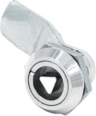 A6301_Zinc Alloy Triangle Key Inset Compression Latch Lock Glass Door Mail -Boxes Lock Panel Cabinet 1Pcs