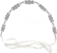 Milisten Vintage Rhinestone Waist Belt Women’s Dress Sash Ribbon Retro Wedding Rhinestone Sash Waistband Accessory for Bridal and Formal Wear