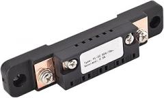 Shunt Resistor 75mV 0.5 Class FL-2C 75A, 100A, 150A, 200A, 300A, 400A, 500A Digital Voltage DC Shunt Analog Ammeter Current Meter Shunt Resistor with Base DC Current Measure(500A)