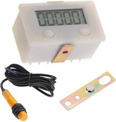 1pcs 0-99999 LCD Digital Display Electronic Counter Punch Magnetic Induction Proximity Switch Reciprocating Rotary Counter