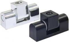 Zinc Alloy Bearings Hinges Industrial Instruments Mechanical and Electronic Equipment 1Pcs(Black)