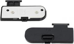 PhotoTrust 2 Pieces Battery Door Cover Lid Cap Replacement Repair Part Compatible with Nikon D3100 DSLR Digital Camera