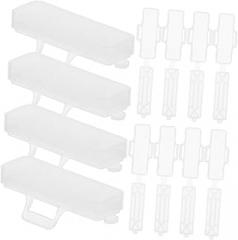 Homoyoyo Plastic Cord Protector Box Cable Labels and Tags Wire Management Label Holder for Electronics