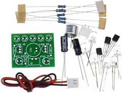 Reland Sung LED Sound Control Melody Lamp Electronic Production DIY Kit - 5 Blue LED Lights - 3V-5.5V - FR-4 A Fiberglass Board