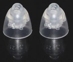 FCS Domes for Oticon MiniFit RIC Hearing Instrument (Pack of 2 Dome, Bass Double Vent, 6 mm)