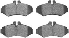 KarParts360 For Mercedes-Benz G500 2002-2008 Brake Pads | Electronic Pad Wear Sensor Type | 17.8 Millimeters / 0.70 Inches Inner Pad Overall Thickness | 125.7 Millimeters / 4.95 Inches Inner Pad Width