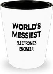 Amorfos Best Electronics Engineer Shot Glass - Funny Electronics Engineer Gifts In Bulk - Electronics Engineer Shotglasses For Men & Women - Perfect Hobbyist Drinking Gift