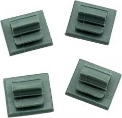 RoadPro RPCLIPS Self Adhesive Plastic Wire Clips - 4 Pack