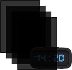 4 Pcs Light Dimming Stickers Light Cover Filters 5 × 6.7 Inch Adhesive LED Blocking Sheets Electronics Screen Diffuser Film Number Readable for Cable Box Monitor Alarm Clock Radio