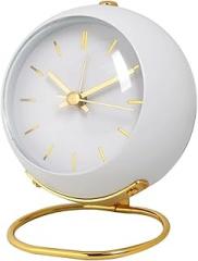 Small Alarm Clock Nordic Creative Electronic Desk Clock Minimalist Alarm Clock New Desktop Bedside Student Silent Luminous Pointer Non Ticking