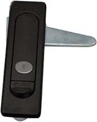 MS730 Zinc Alloy Push Button Panel Lock Spring Latch Electronic Cabinet Plane Lock 1Pcs(Black)