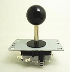 8 Way Type NO Micro Switch Arcade Game Joystick for Game Machine, Controller for Game Board (Black)