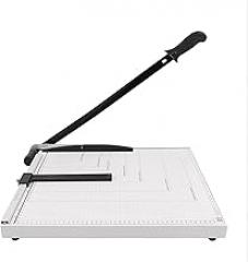 Paper Trimmer, A3 Heavy Paper Slicer with Safety Lock, Ergonomic Handle Design,12-Sheet Capacity, Clear Cutting Guide Grids, Accurate Scale and Movable Baffle, Wide Use for Office, School, Home